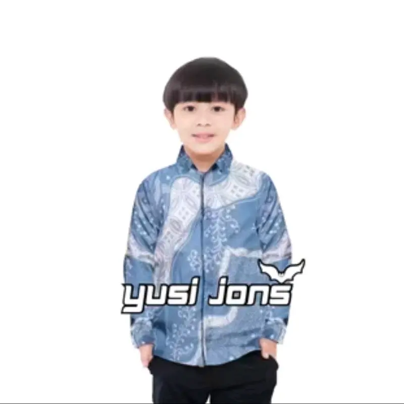 Baju kemeja batik anak lengan panjang laki laki cowok cowo Murah umur 2-13 tahun modern terbaru 2024 / kemeja batik anak lengan panjang usia 2-13 th berkualitas diskon besar2an / kemeja anak lengan panjang laki laki keren murah / bisa COD bayar ditempat 0