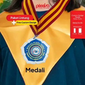 Medali wisuda seminar acara akrilik custom bisa satuan by Cetakpixelso