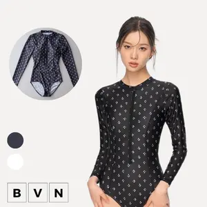 [BVN] 8028 Baju Renang Swimwear Wanita Rashguard Lengan Panjang Untuk Surfing