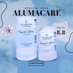 Deodorant Tawas Alumacare Unscented Deo Stick Untuk Badan Berbau Batu Tawas  Hilangkan Bau Badan Secara Semula Jadi Organic Deodorants & Antiperspirants Mineral White Deodorant Tawas Semula Jadi Mineral Putih Anti-Bau Badan - Body Care Sensitive