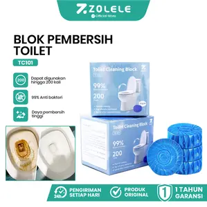 [KOL] Zolele TC101 Tablet Biru Pembersih Kloset FRESH FLUSH Penyegar Dan Pewangi Wc Kloset Cleaning Agents