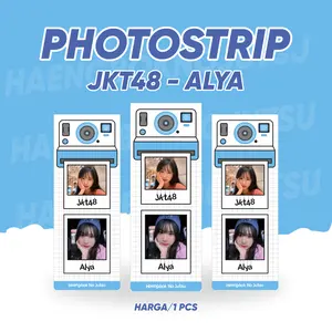 PHOTO STRIP JKT48 HAPPY CLOUD 1SISI (HARGA 1 PCS + LAMINASI 2 SISI) HAENGBOK FOTO STRIPS CARDS PREMIUM MURAH UNOFFICIAL WOTA ADEL ALYA ANINDYA CALLIE CATHY CHELSEA CHIKA CHIRSTY CYNTHIA DAISY DANELLA ELIN FENI FIONY FLORA FREYA GENDIS GITA READY STOCK !