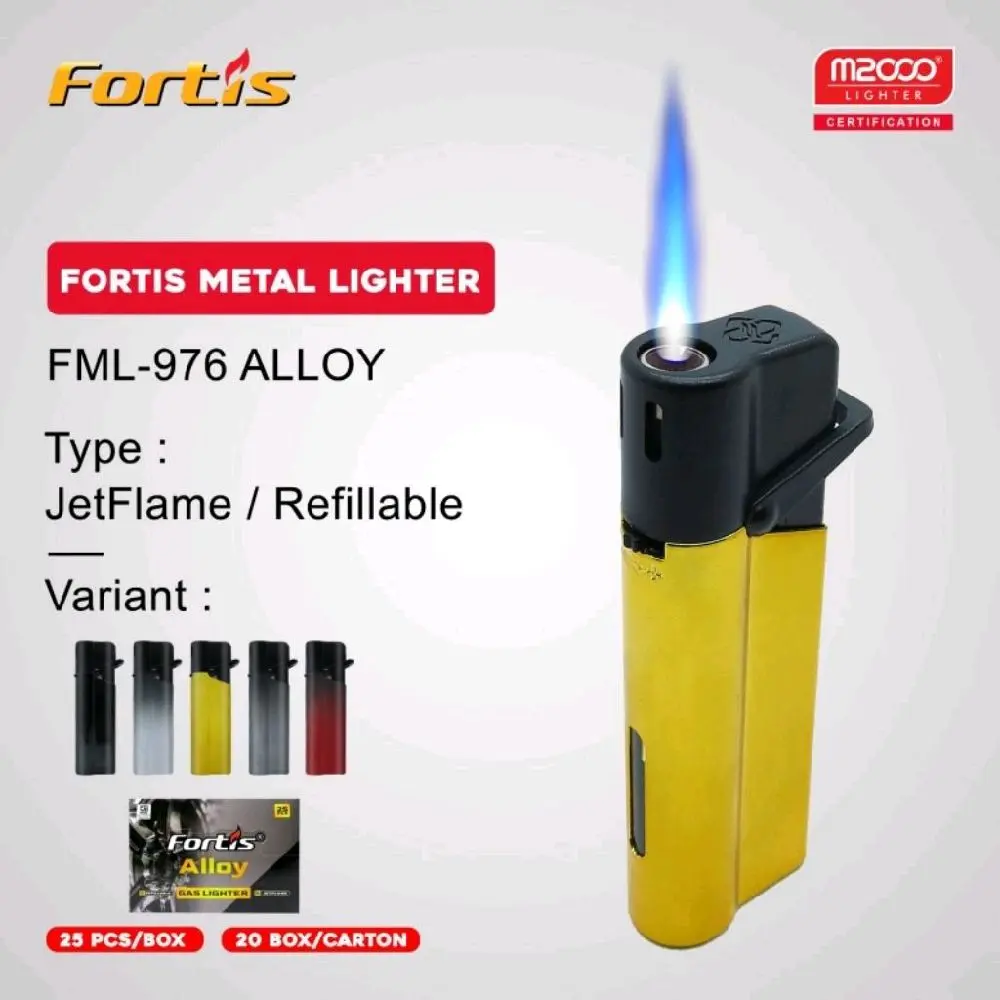 Korek Api Fortis Alloy Jet Flame FML-976