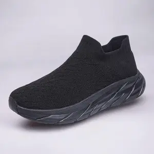 Kiwari Shoes - Sepatu Sneakers Pria Amaros Hitam Casual Inspired Design Karet Black