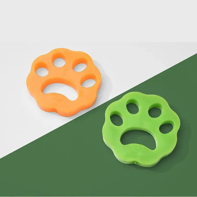 Cat Paw Silicone Hair Removal Laundry Dust Collector Double-sided Transceiver Washable Cleaning Tool Accessory