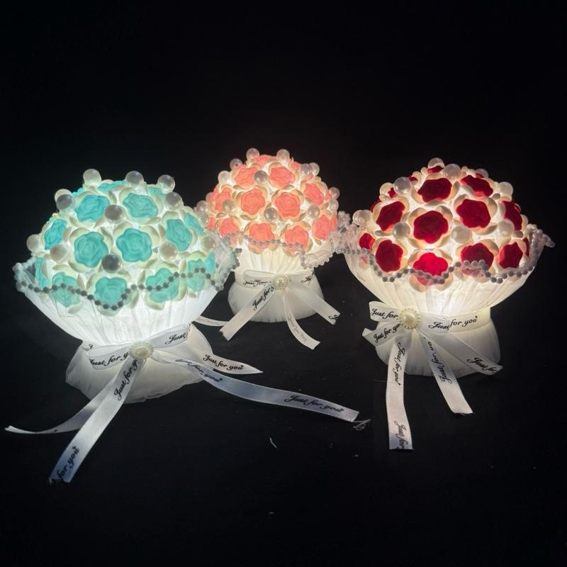 Quà tặng Đèn ngủ hoa hồng vĩnh cửu S0363 - USB & Pin - quà tặng sinh nhật, 20 tháng 10, 14 tháng 3, 8 tháng 3, quà trung thu, quà tặng ngươi yêu