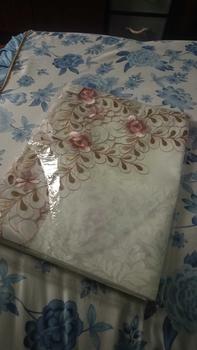 Product Review of AZ Red Rose Flower Embroidered Washable Lace Table Runner Cloths Lunchmat Place Mats Alas Meja Sulam Modern Square Tablecloths Decoration Dining Table Living Room Textiles from i**h l** 0