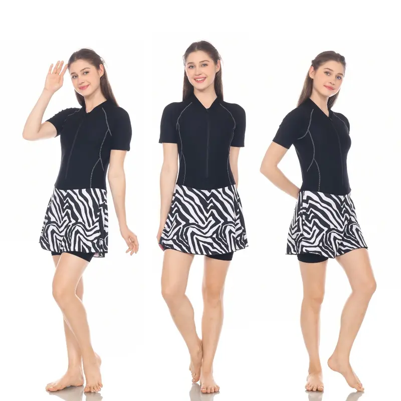 BAJU RENANG DIVING ROK WANITA DEWASA PKD PAKAIAN RENANG WANITA (LAPIS CUP BH) 2