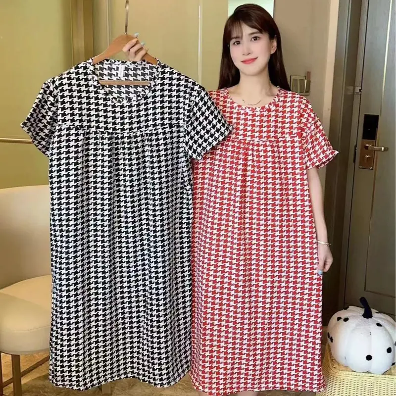 0001 Piyama Daster Bahan Katun Lembut dan Tidak Mudah Kusut Piyama Katun / piyama wanita / Baju Tidur Import / Baju Tidur Murah / Baju Tidur Import 5