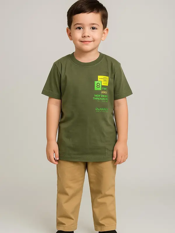 Kaos GUGEL KIDS  Premium size 1-15  Tangan Pendek 1