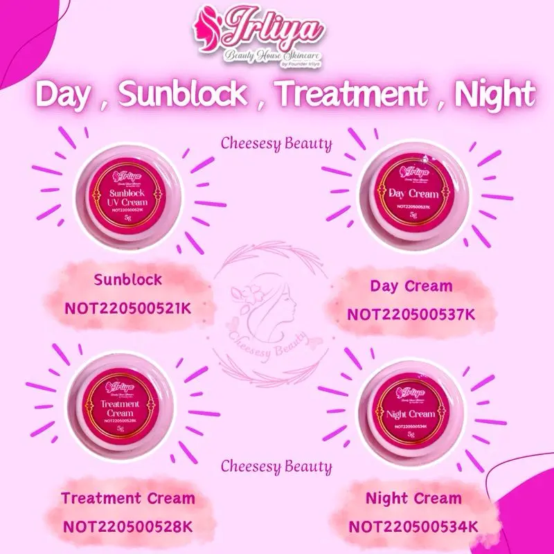 IRLIYA SKINCARE ECER / SATUAN, ready stok siap kirim