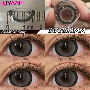 [COD] UYAAI SOFTLENS Lollipop COLOR LENSA KONTAK  BIG EYES 14.2-15 MM 6 MONTH Contact Lens