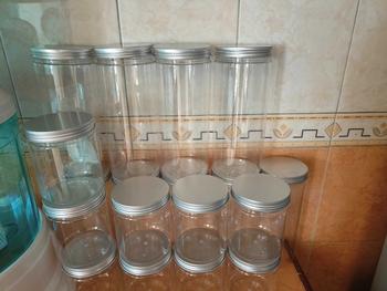 Product Review of COD NEW PAKET HEMAT 6 TOPLES BUMBU TUTUP SILVER ALUMUNIUM FREE NEW LABEL (500ml+1200ml) from ر**ء 0