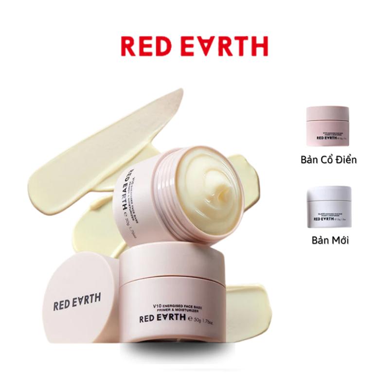 【Mua trong live tặng 1 QUÀ RED EARTH,Kem Nền Trang Điểm Hàn Quốc, Dưỡng Ẩm, Kem Lót Mặt, Che Lỗ Chân Lông, Vô Hình, Kéo Dài, Thích Hợp Cho Khuôn Mặt, Kiểm Soát Dầu, Mỹ Phẩm, 50g Và 15g Có Sẵn
