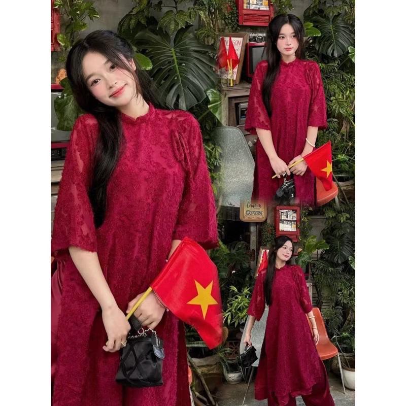 [Size + Màu Quần] Áo Dài Lông Vũ | BigBuy360 - bigbuy360.vn