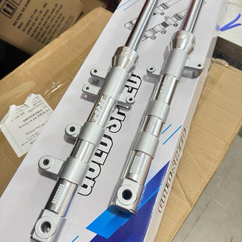  Phuộc Phay màu Bạc JRP - Đen Raider - Satria cắt hạ Ty 3-5phân  Lùn xe hàng mẫu đẹp 