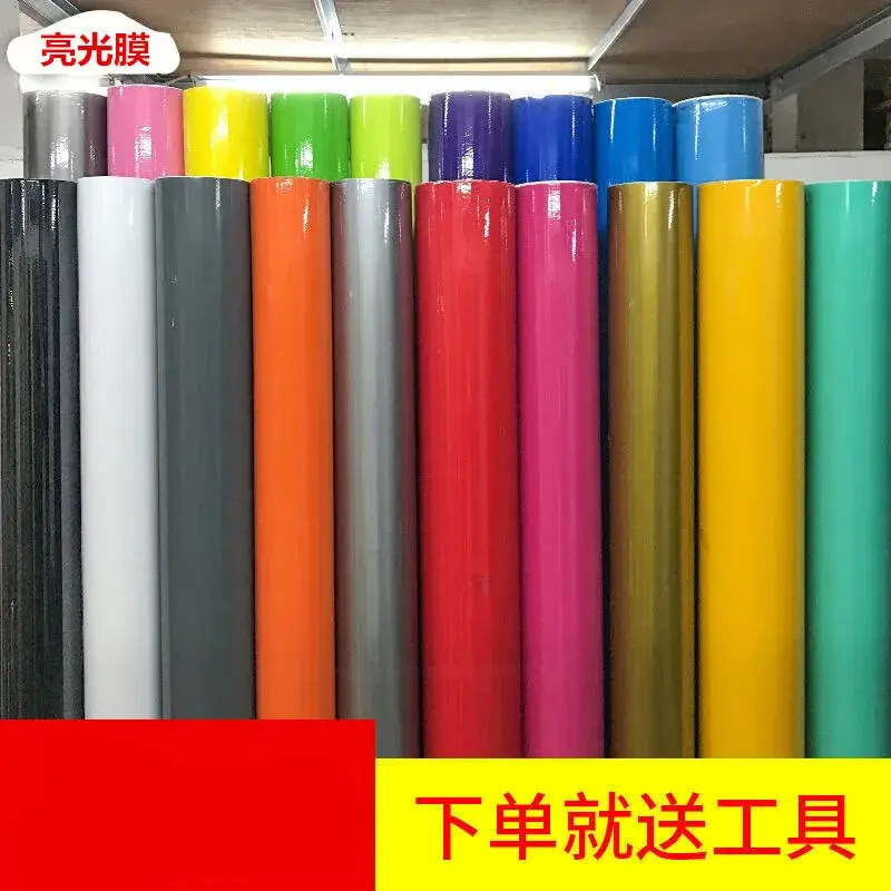 Upgrade Your Car with Black and White Car Wrapping Film for Whole Body 1.5m x 1m