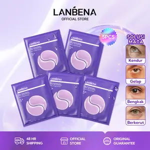 [HOT][BPOM] LANBENA Eye Masker Mata 5X Anti-aging Retinol Patch - 5 pair,Hydra-Gel Moisturizer Masker Wajah, masker,Mencerahkan, Melembabkan, Anti-Kerut, Anti-Aging,Hilangkan Kantung Mata, Lingkaran Hitam & Masker Mata Panda, Remove Dark Circles