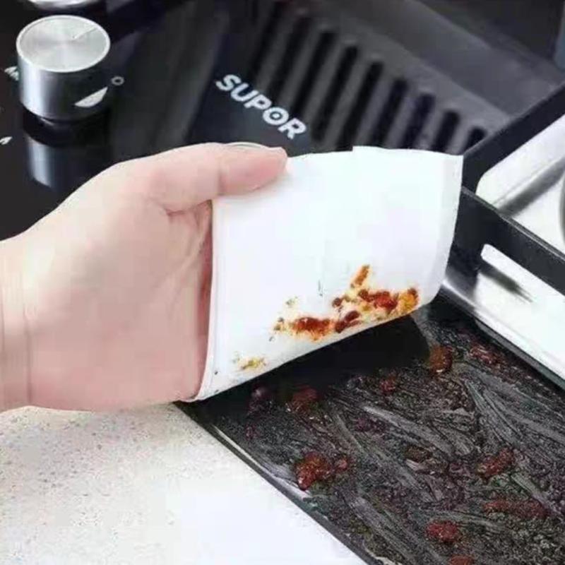 Product Introduction of [PAPET ISI 3PACK] Tisu Basah Dapur  Pembersih Kompor Minyak Panci Meja Berisi Cairan Sabun 1Pack Isi 80Lembar Tissue 3
