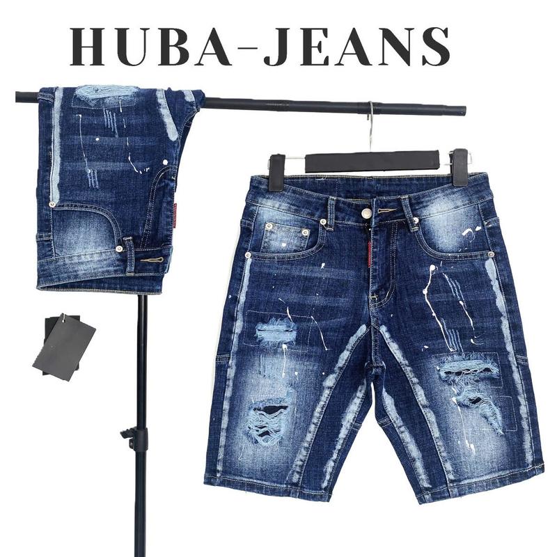 Quần jean nam sort HUBA-JEANS BIGSIZE PHOM ÔM ỐNG CÔN wash xanh bAC Menswear Pants Có Túi Denim quầntàntật quần purple quần biker