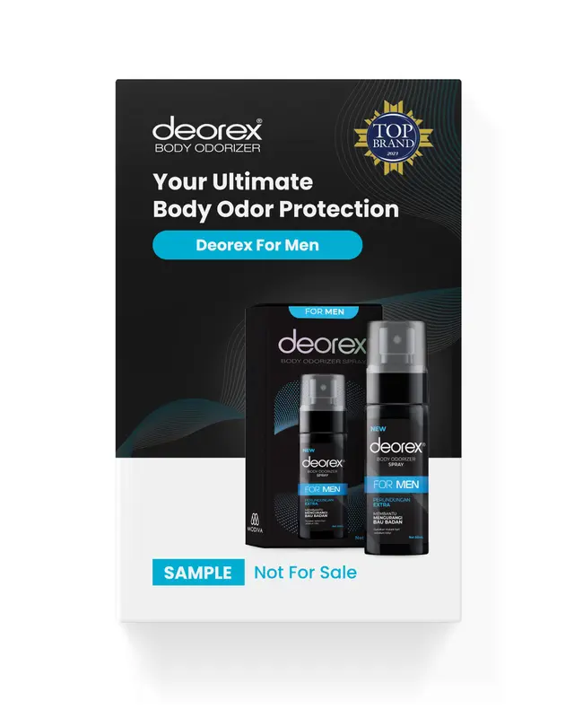 Deorex Mini Size 5Ml - Tidak untuk di jual - Bau Deodorant Ketiak  Antiperspirant. 6