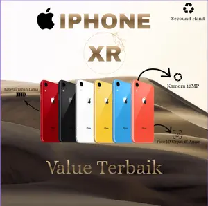 GMA IPHONE XR 64GB/128GB SECOND FULLSET ORIGINAL 100% All OPERAT0R KONDISI PERFECT