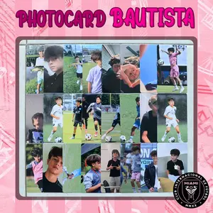 Photocard Bautista Isi 25 pcs Unoffical Buatan Fans Idola Inter Miami
