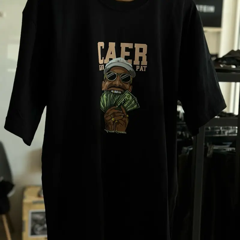 KAOS CAER Pria Custom Sablon Unik 0