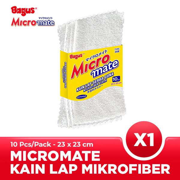 Bagus Micromate Kain Lap Serbaguna 10's Tipe 308 (23 X 23 Cm)