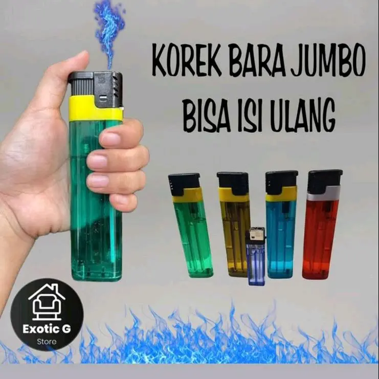Korek Jumbo M2000 Refillable Lighter - Eceran