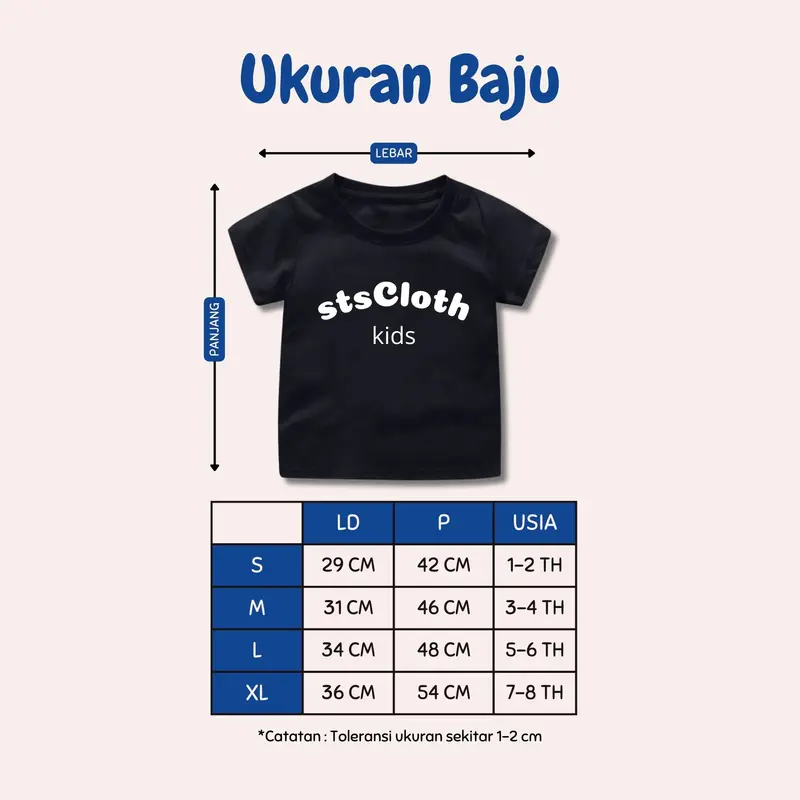 Baju Isi 5 PCS - Kaos anak Laki Laki Campur Motif Dan Warna Umur 1-8 Tahun Katun Fashion 1