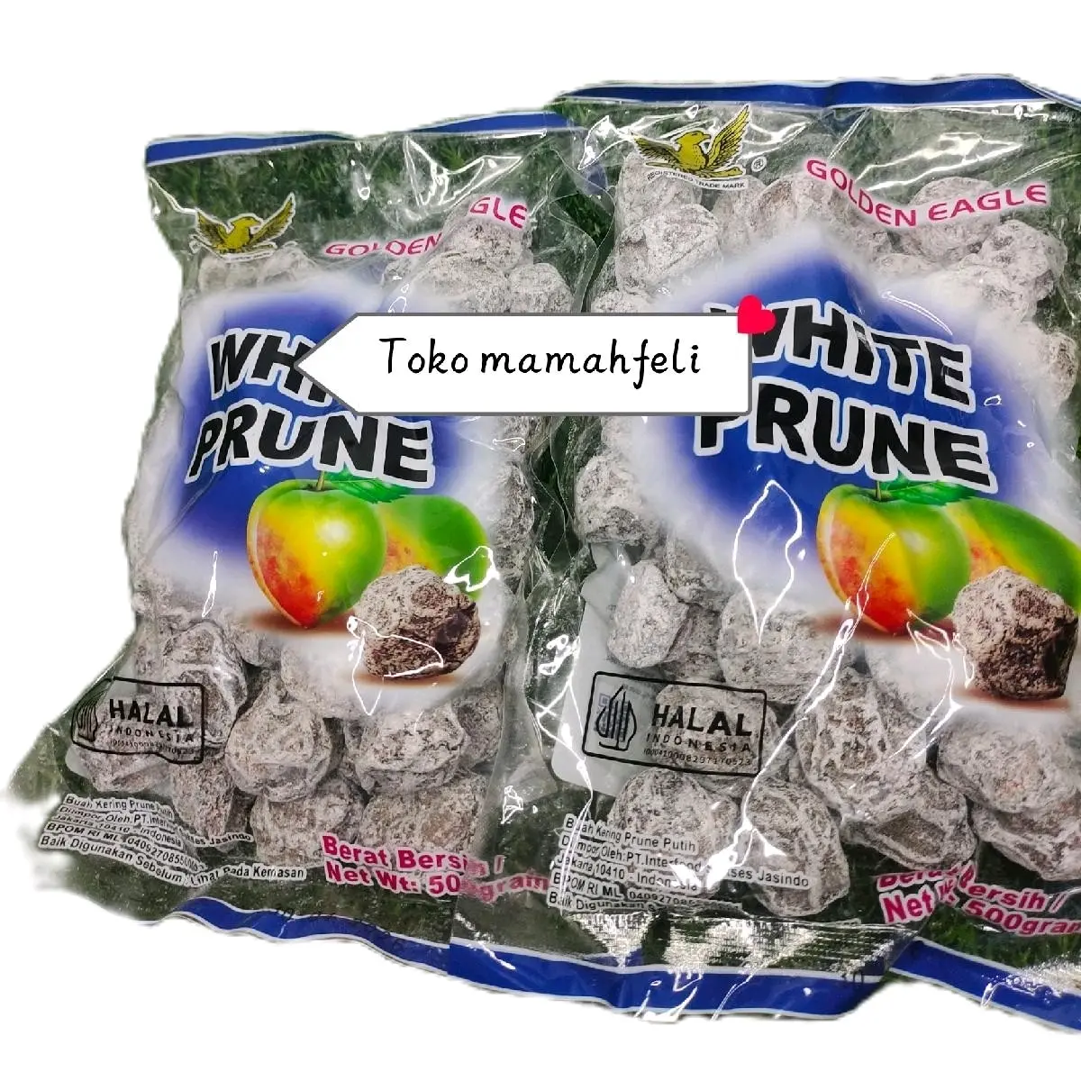 KIAMBOY ASEM MANIS GOLDEN EAGLE WHITE PRUNE 250GRAM - 500GRAM