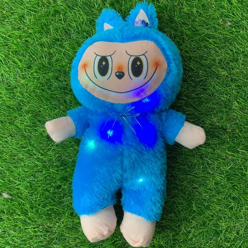 Boneka Labubu LED Viral 35cm - Boneka Berbulu Halus dengan Lampu LED - Hadiah Toys 7