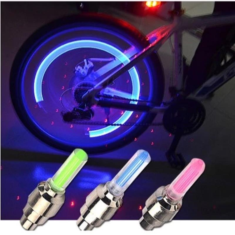  10 pcs Đèn Gắn Van Xe Đạp Đèn LED Neon Gắn Bánh Xe Đạp Xe Máy Đèn Trang Trí Xe Đạp Điện Nhiều Màu - BK07 