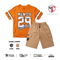 Gambar MAXIMO.CO Setelan Kaos Anak Distro Laki Laki Lengan Pendek 3-12 Tahun Baju Anak Baseball Terbaru Terlaris / Kaos Baseball Anak Laki Laki - Set 1, Setelan M ( 10 - 15 kg ) dari Maximo Clothing Store Kab. Bandung 2 Tokopedia