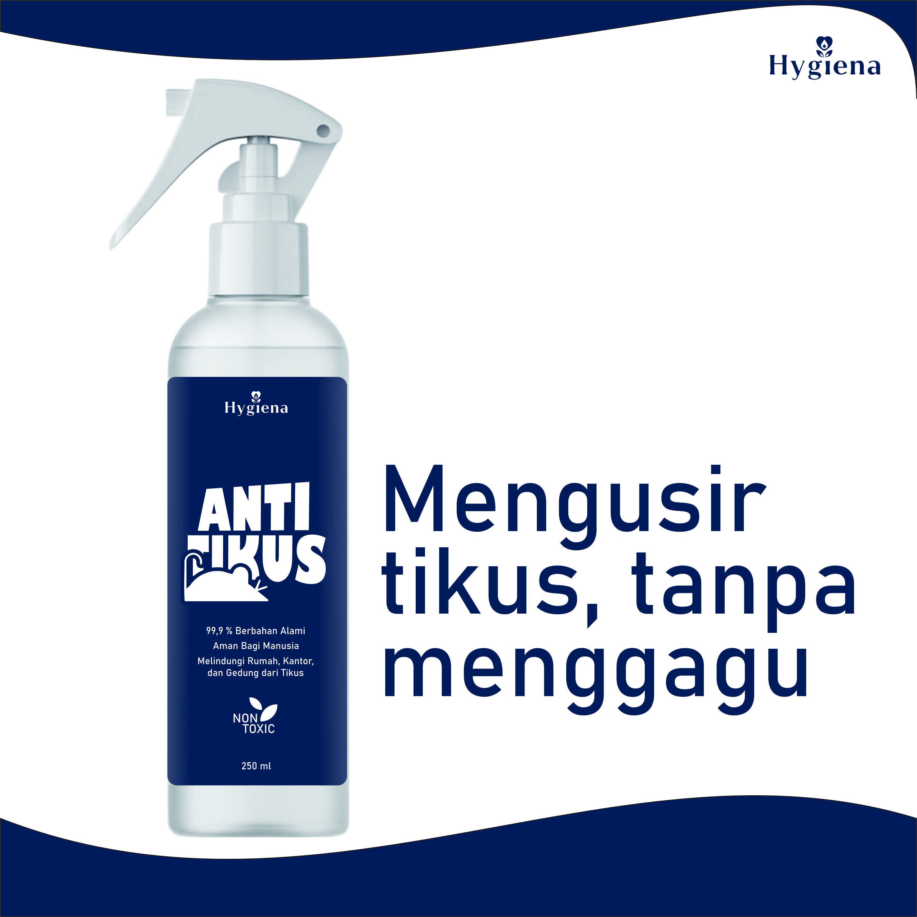 Hygiena Semprotan Pengusir Tikus Alami Obat Pengusir Anti Tikus Ampuh dengan Formula Aromatic Spray Melindungi Rumah dari Tikus