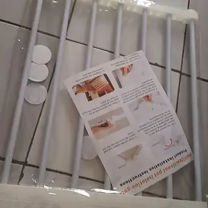 Pagar Pintu Pengaman Bayi Penghalang Tangga Anjing Hewan Peliharaan Buka Tutup Portable