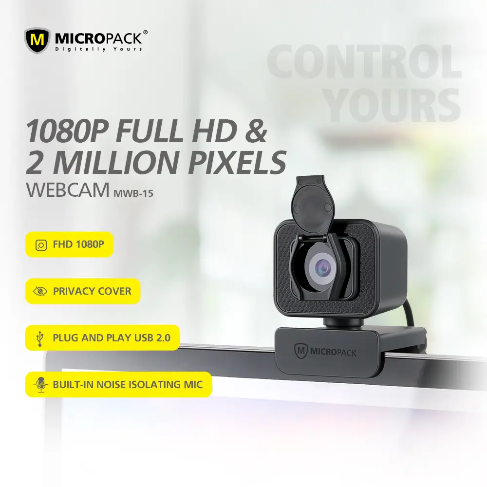 Laptop Camera 1080P FHD Webcam MWB-15