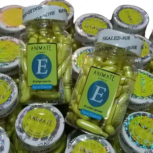 (HARGA PER PCS) Vitamin ANIMATE Facial essense / Vitamin Wajah Pencerah kulit isi 60 kapsul 1 Botol Perawatan Tubuh Essence Pelembab Lotion