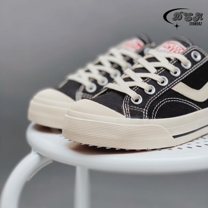 Sepatu Low Public Black Natural Pria Wanita Sepatu Sekolah Kekinian 2