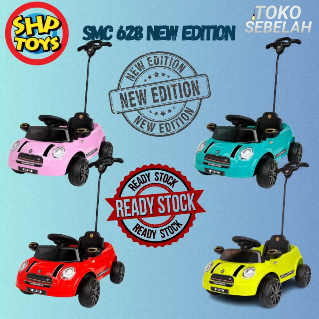 Mainan Anak Mobil Mobilan Duduk Dorong Mini Cooper SHP SMC 628 - Cars