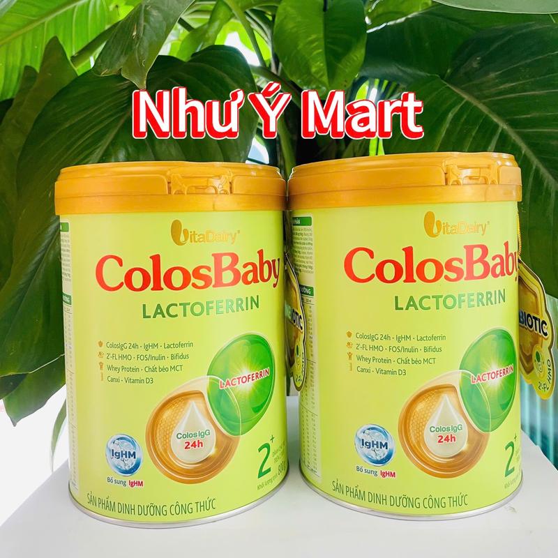 (NY)KHÔNG QUÀ -Combo 4 lon 800G - Sữa công thức colosbaby Lactoferin cho bé