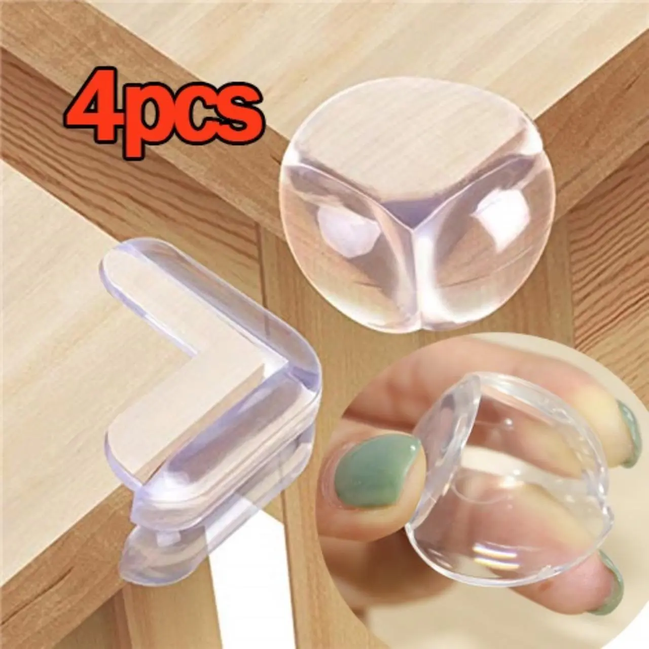 Bảo Vệ Góc Bàn, Bộ 4 Cái, Bảo Vệ Cạnh Bàn, Góc Chống Va Chạm, Bảo Vệ Góc Bàn An Ninh Cho Em Bé Giữ An Toàn Cho Trẻ Em, Bảo Vệ Đồ Nội Thất Bàn Để Bàn, Chống Góc Sắc, Thích Hợp Cho Cuộc Sống Gia Đình