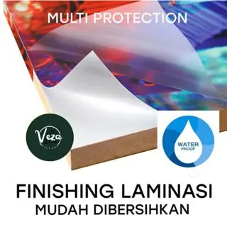( ISI 6 ) Cetak Foto Minimalis UK 20cm x 20cm  , matt MDF 6mm super glossy 2