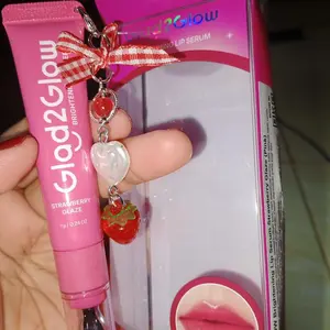 [BPOM] Glad2Glow Brightening Lip Serum - VC-IP Vitamin E 3in1  Lip Serum Treatment  Melembabkan Mencerahkan Bibir Gelap Lip Tint Warna Natural Glowing Tahan Lama Buildable Natural Lip Color Care G2G