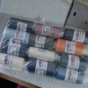 Benang Jahit Set Warna Random 1 Lusin 40/2 500Yard Kuat Cocok untuk Konveksi dan murah