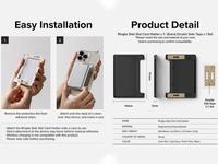 Gambar Ringke Compatible For Side Slot Card Holder Tempat 3 kartu Masuk Keluar Sisi Samping - Clear Mist dari ShowcaseFever Kota Administrasi Jakarta Utara 5 Tokopedia