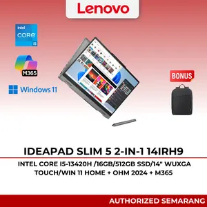 Lenovo IdeaPad Slim 5 2-in-1 14IRH9 Intel Core i5-13420H 16GB 512GB SSD 14 WUXGA Touch Win 11 Home OHM 2024 M365
