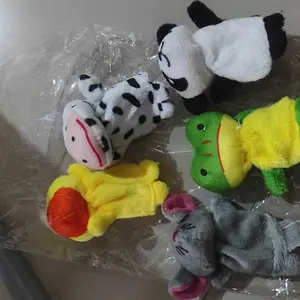 Boneka jari tangan hewan / finger puppet animal isi 5 pcs / mainan