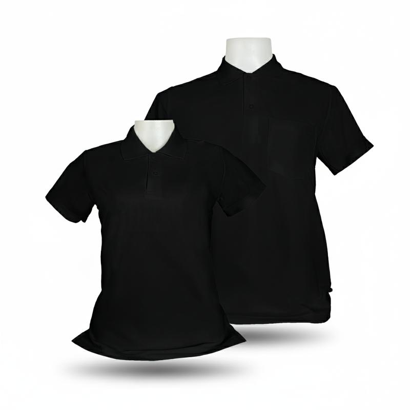 [พร้อมจัดส่งทุกวัน] YOUYIKU เสื้อโปโลสีดำ ขาว น้อมไว้อาลัย สีสุภาพ ใส่ได้ทุกงาน ใส่สบาย ไซส์XS-6XL พร้อมจัดส่งทุกไซส์ มีบริการเก็บปลายทาง